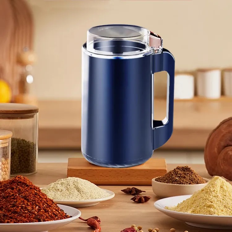650W Mini Electric Blender & Coffee Grinder – 350ml Capacity, Stainless Steel Blades, One-Touch Operation