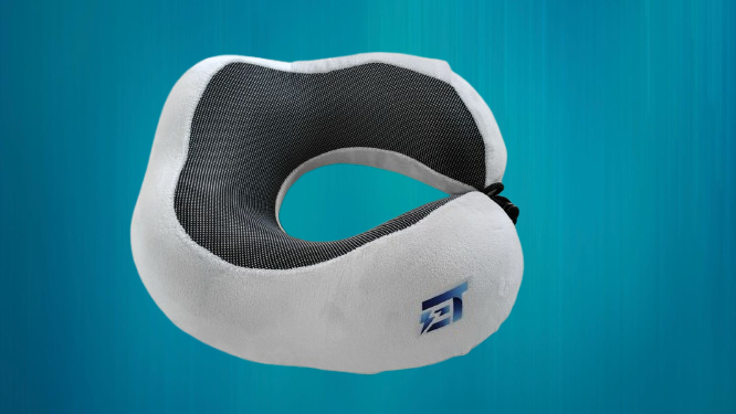 ET Neck Pillow-Experience ultimate comfort with ComfortEase Memory Foam Neck Pillow – perfect support for travel, work, and relaxation.